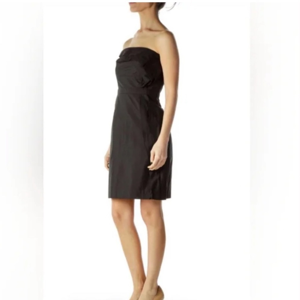 ANN TAYLOR LOFT Strapless black dress